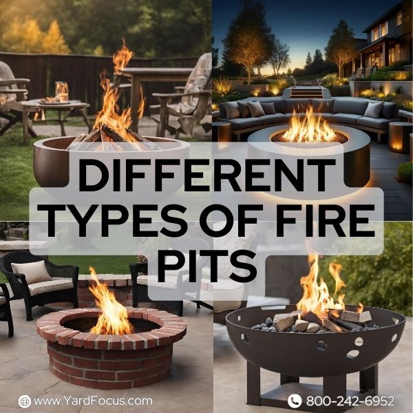Different types of fire pits