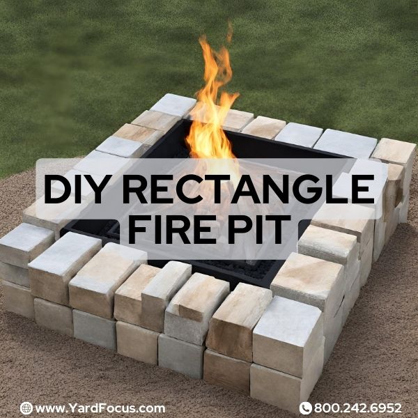 DIY Rectangle Fire Pit