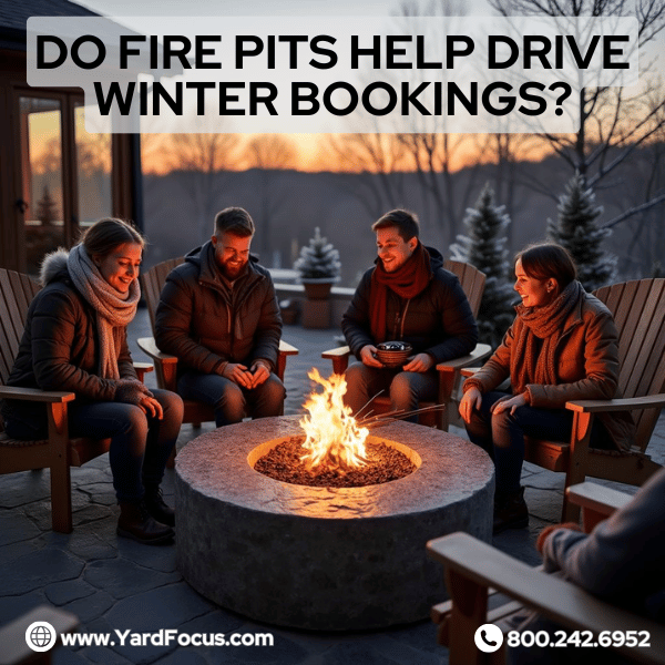 Do fire pits help drive winter bookings?