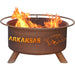 Arkansas F244 Steel Fire Pit by Patina Products with white background.