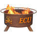 East Carolina F438 Steel Fire Pit by Patina Products with white background.