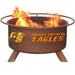 Georgia Southern Steel F447 Fire Pit by Patina Products with white background.