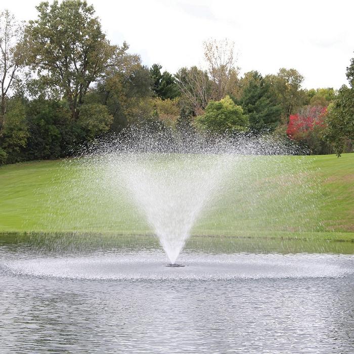 Kasco 4400HJF 1HP 240V Floating Pond Fountain Shooting in a Classic Pattern