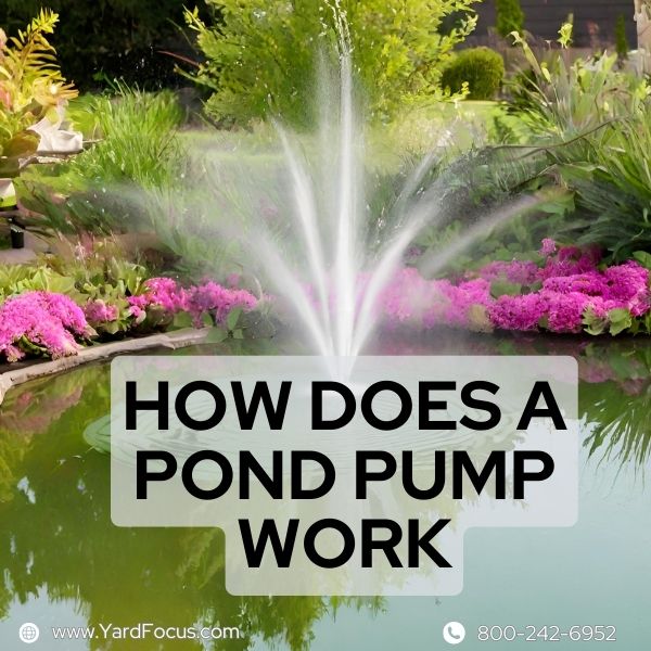 How does a pond pump work?