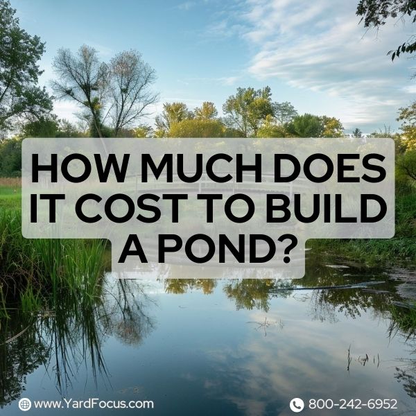 How Much Does it Cost to Build a Pond?