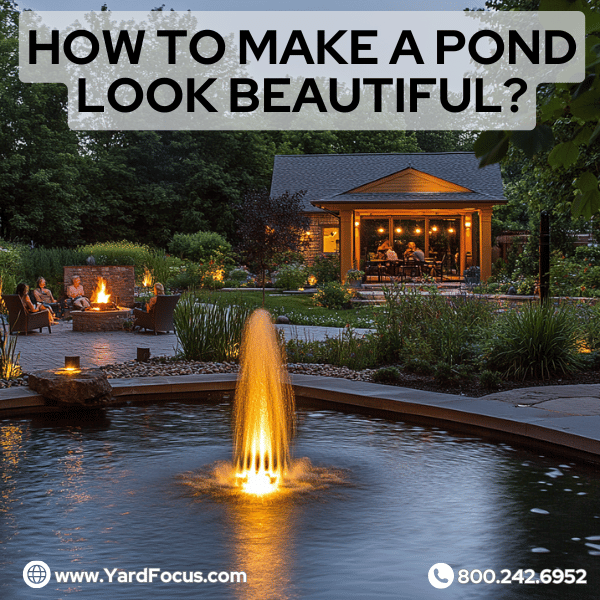 How to make a pond look beautiful