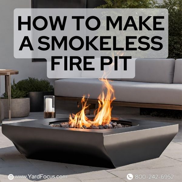 How to make a smokeless fire pit