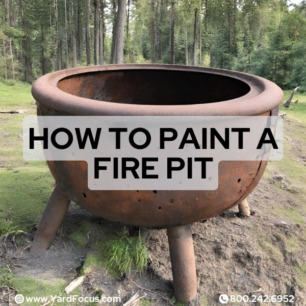 How to paint a fire pit