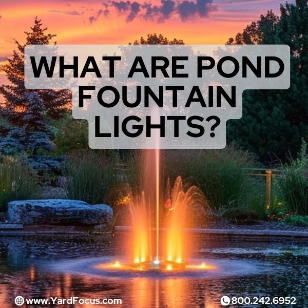 What are pond fountain lights?