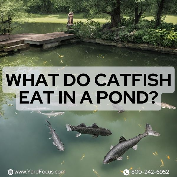 What do catfish eat in a pond?
