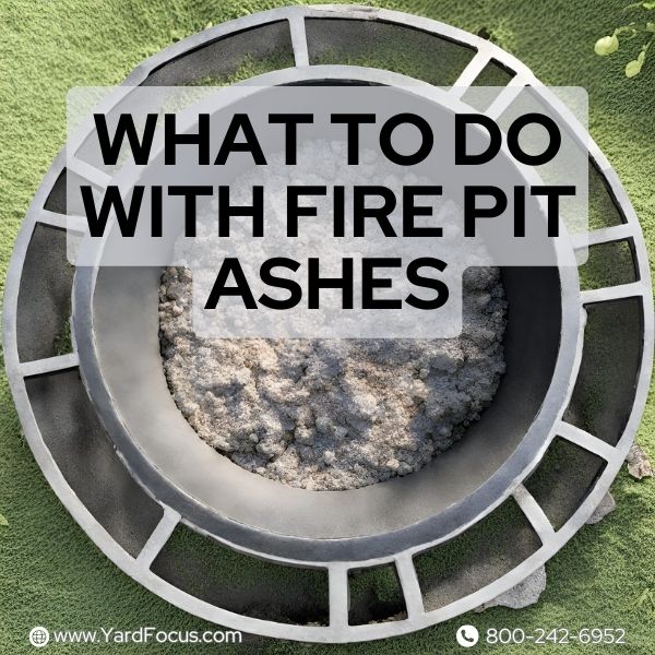 What to do with fire pit ashes