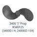 3400 "J" Prop (3400D/A, 2400ED/EA) #340125K