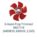 6-Blade Prop Trimmed (4400EVX, 8400VX, 2.3VX) #821114