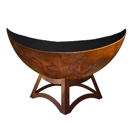 Ohio Flame Lunar Artisan Fire Bowl Hollow Base