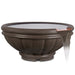 24" Roma GFRC Concrete Water Bowl in Chocolate