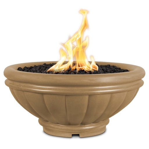 24" Roma GFRC Fire Bowl Brown