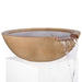 27" Sedona GFRC Water Bowl in Brown