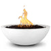 27" Sedona GFRC Fire Bowl - 12V Electronic Ignition in White Limestone
