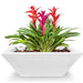 36" Maya GFRC Planter Bowl in White Limestone