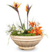36" Roma GFRC Concrete Planter Bowl in Vanilla