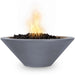 48" Cazo GFRC Fire Bowl - 12V Electronic Ignition in Gray
