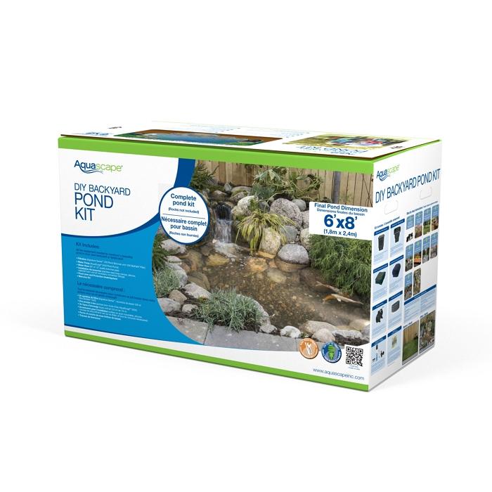 Aquascape DIY Backyard Pond Kit - 6x8 [99764]  Packaging