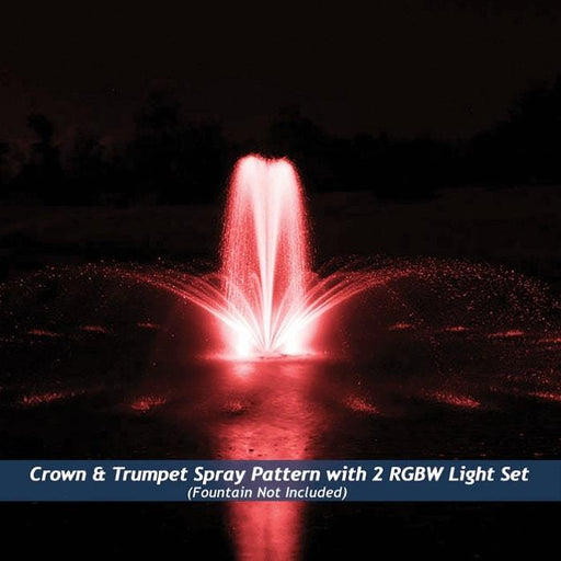 Airmax RGBW Color Changing LED Fountain 2 Light Set