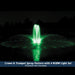 Airmax RGBW Color Changing LED Fountain 4 Light Set in Green Light