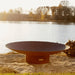 Asia 60" Fire Pit by Fire Pit Art with Pond Background