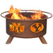 BYU F400 Steel Fire Pit by Patina Products with white background.