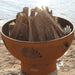 Beachcomber 36" Fire Pit by Fire Pit Art with Firewood