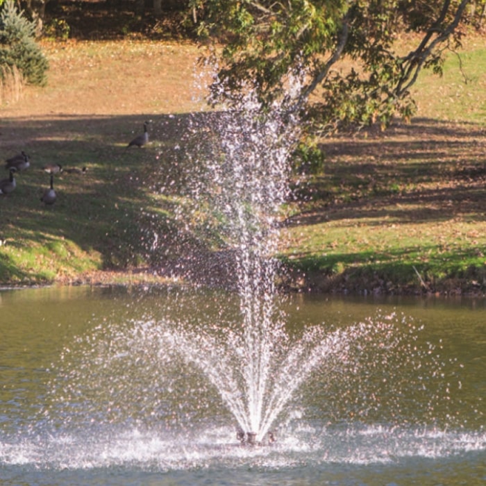 Bearon Aquatics Olympus Floating Pond Fountain .33hp with Aurora Nozzle