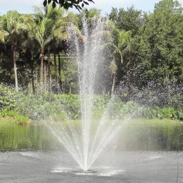Bearon Aquatics Olympus Floating Pond Fountain .33hp with Artemis Nozzle