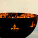 Fleur De Lis 36" Fire Pit by Fire Pit Art with Ocean Background