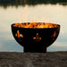 Fleur De Lis 36" Fire Pit by Fire Pit Art