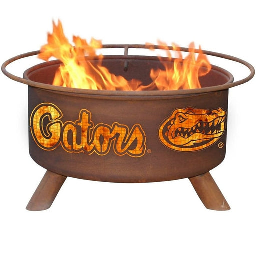 Florida F243 Steel Fire Pit by Patina Products with white background