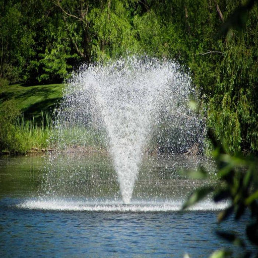 Scott Aerator North Star Fountain Aerator 1.5HP 230V Shooting Water in a Pond