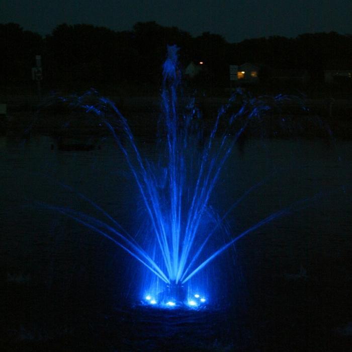 Kasco RGB3C5 Pond Fountain Composite RGB LED 3 Light Kit with Blue Lights