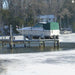Kasco 4400HD 1HP 240V Pond De-Icer with Boat Background