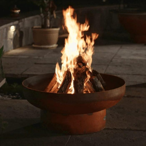 Low Boy 36" Steel Fire Pit by Fire Pit Art