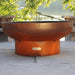 Low Boy 36" Steel Fire Pit by Fire Pit Art Close-Up Image
