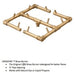 Low Boy 36" Steel Fire Pit by Fire Pit Art Brass Burner