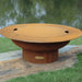 Magnum Steel Fire Pit with Lid by Fire Pit Art