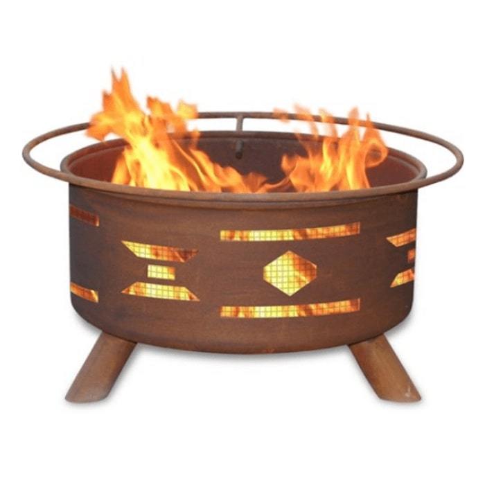 Mosaic Santa Fe Steel Fire Pit by Patina Products