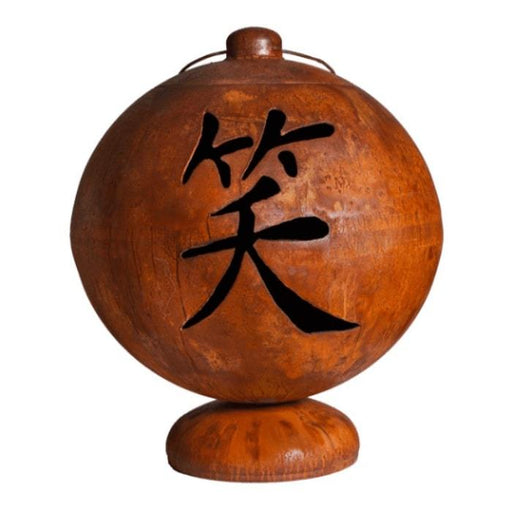 Ohio Flame Fire Globe "Live, Laugh, Love" with White Background