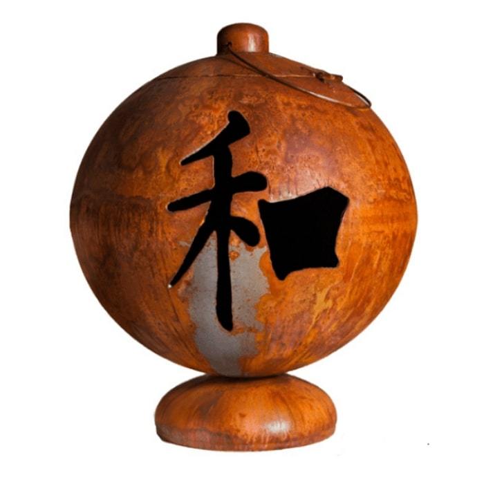 Ohio Flame Fire Globe "Peace, Happiness, Tranquility"