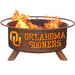 Oklahoma F218 Steel Fire Pit by Patina Products with white background.