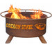 Oregon State F231 Steel Fire Pit by Patina Products wtih white background.