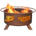 Purdue F229 Steel Fire Pit by Patina Products with white background.