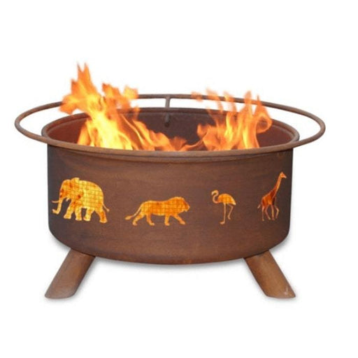 Safari Steel Fire Pit by Patina Products